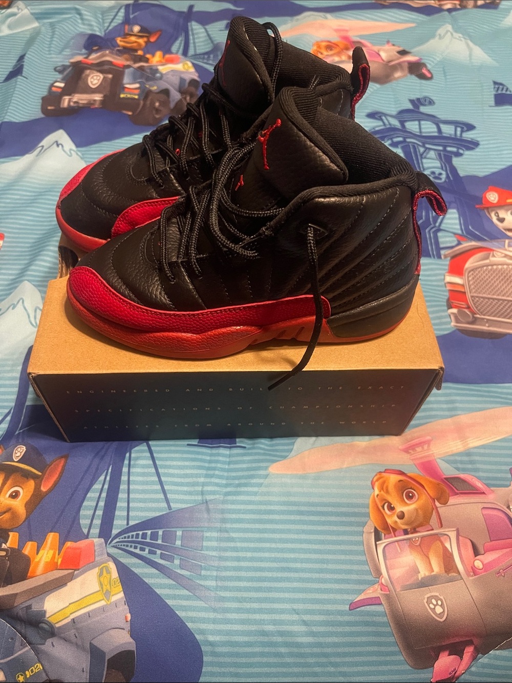 Jordan Kids Sneakers Black and Red